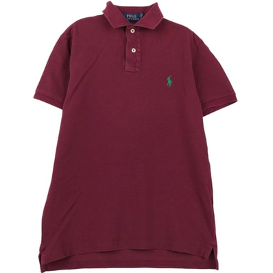 古着 ラルフローレン Ralph Lauren POLO RALPH LAUREN CUSTOM SLIM FIT 半袖 ポロシャツ レディースS相当/eaa615764