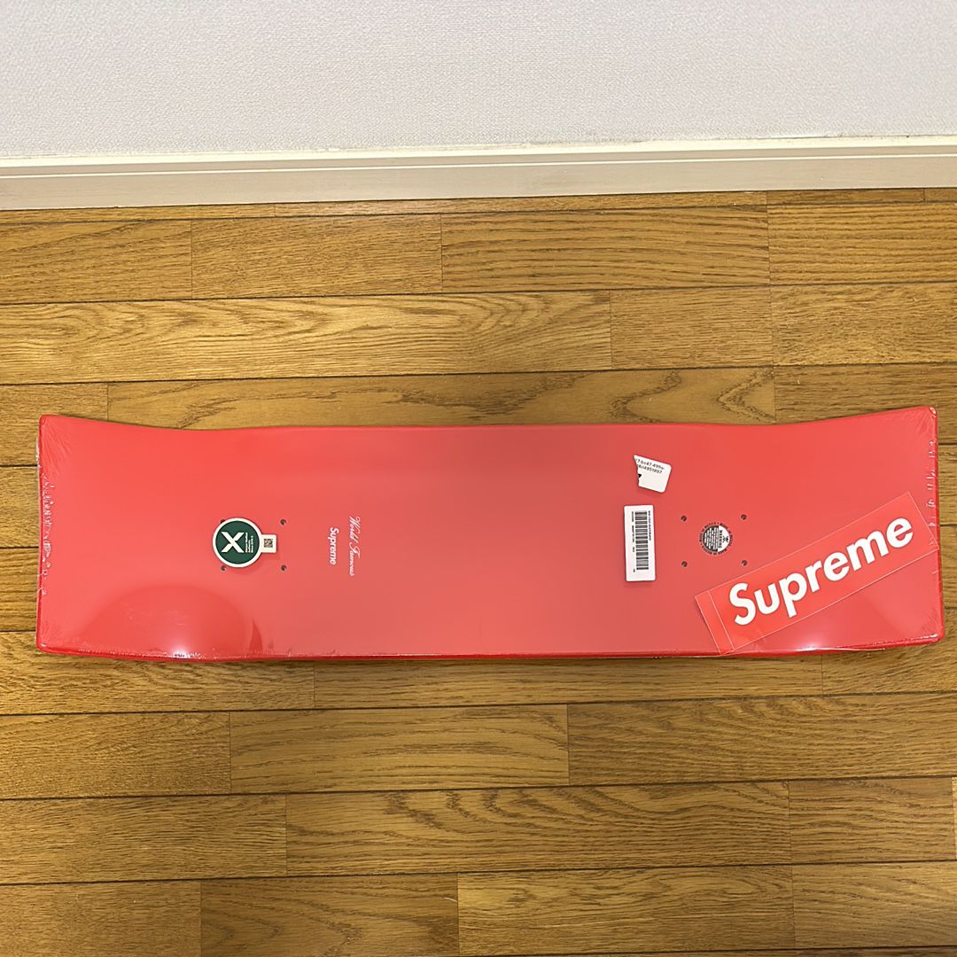 Supreme Uncut Box Logo Skateboard "Red"