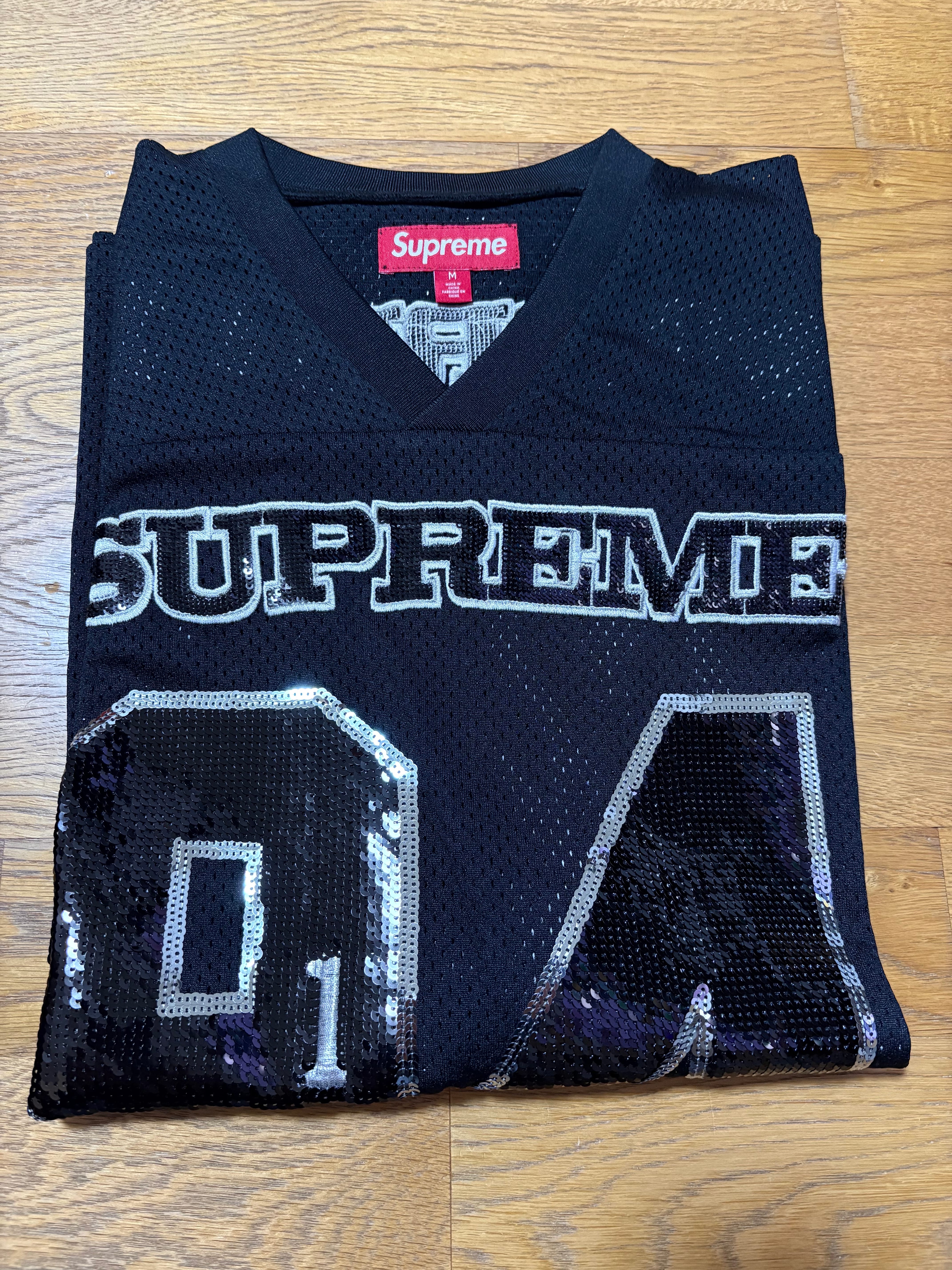 Supreme x DJ Screw Football Jersey 