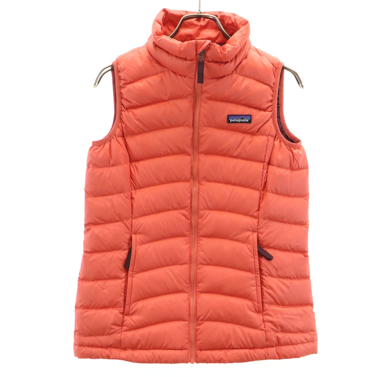 patagonia パタゴニア ダウンベスト L 12 オレンジ系 68227FA18 アウトドア