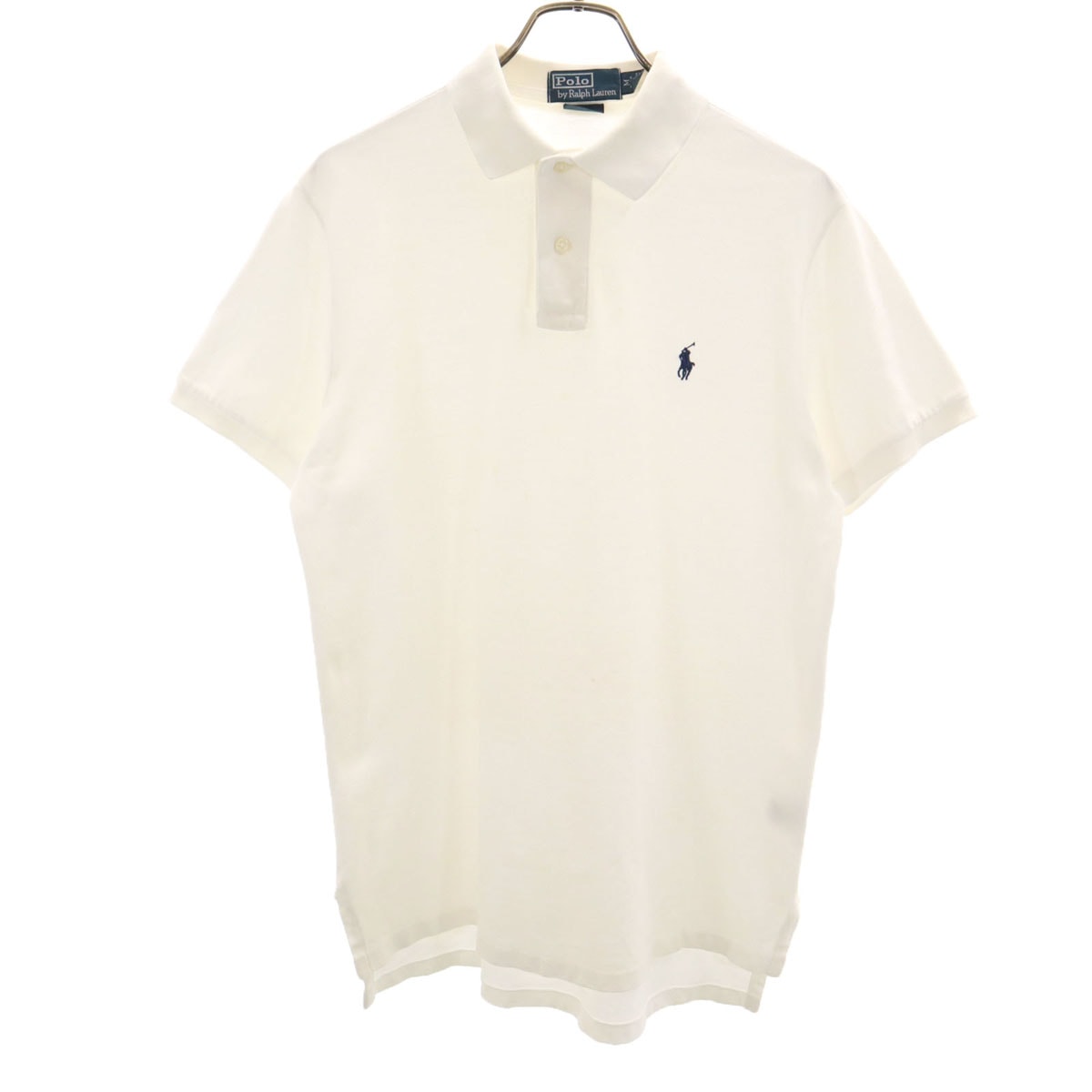 Polo by Ralph Lauren ポロバイラルフローレン 半袖 カスタムフィット ポロシャツ M ホワイト