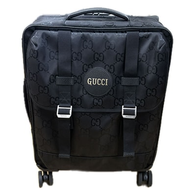 GUCCI グッチ オフザグリッド キャリーバッグ ブラック 674234 UKDKN 1000 スモール トロリー メンズ【中古】【美品】