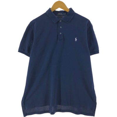 古着 ラルフローレン Ralph Lauren POLO RALPH LAUREN PIMA STRETCH MESH 半袖 ポロシャツ メンズXL相当/eaa536967