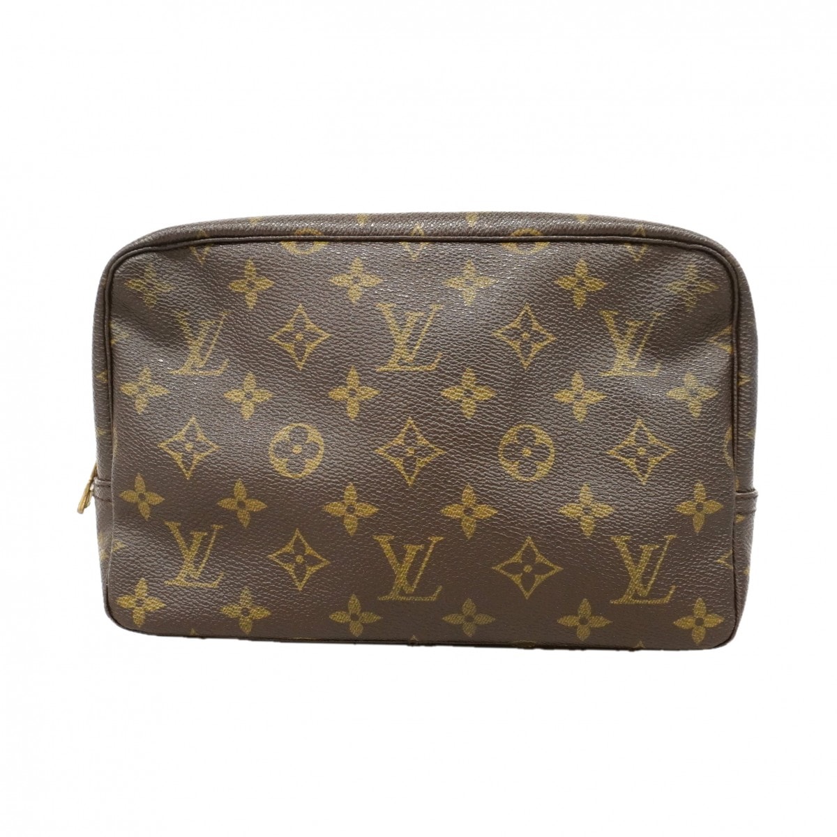 【6dd5460】ルイヴィトン ポーチ モノグラム トゥルーストワレット23 M47524 ブラウン【中古】レディース