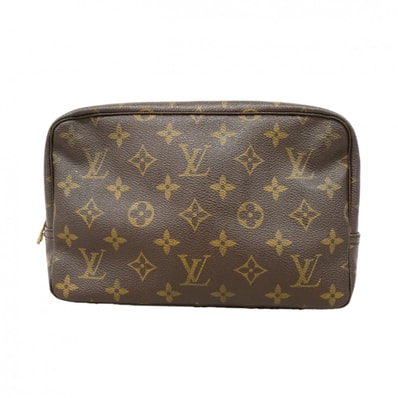 【6dd5460】ルイヴィトン ポーチ モノグラム トゥルーストワレット23 M47524 ブラウン【中古】レディース