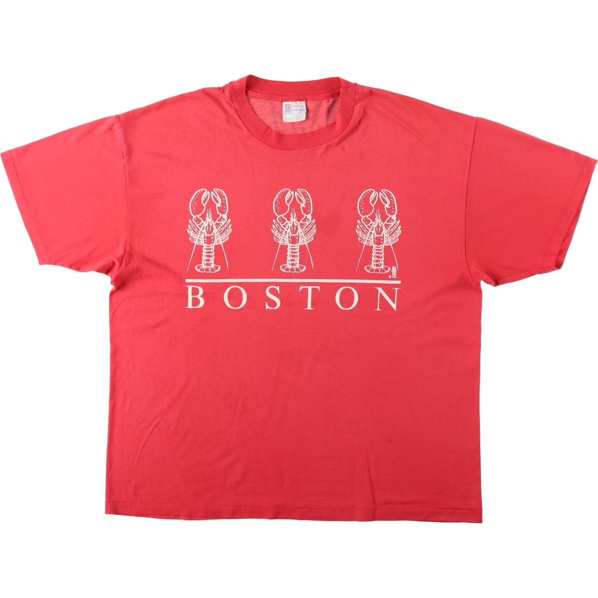 古着 90年代 ヘインズ Hanes HEAVYWEIGHT 50/50 プリントTシャツ USA製 メンズXL相当 ヴィンテージ/eaa647846