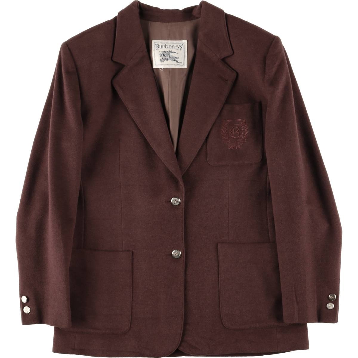 古着 90年代 バーバリー Burberry's カシミア混 ウールテーラードジャケット レディースS相当 ヴィンテージ/eaa598993