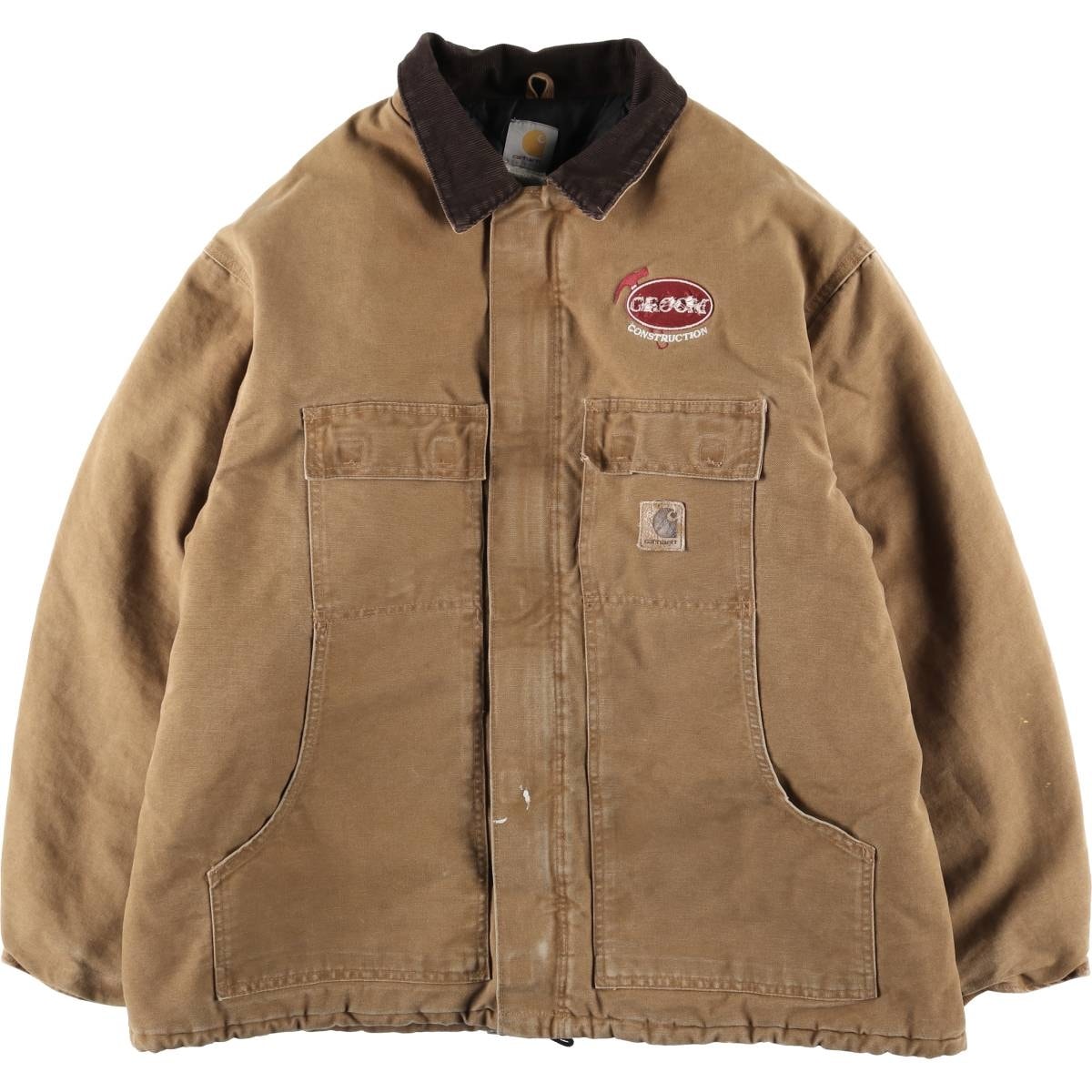 古着 00年代 カーハート Carhartt トラディショナルコート 中綿入り ダックワークジャケット メンズXXL相当/eaa614236