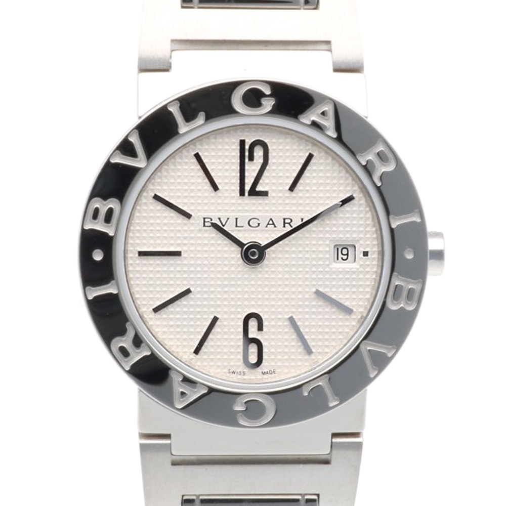 ブルガリ ブルガリブルガリ 腕時計 時計 ステンレススチール BBL26S クオーツ レディース 1年保証 BVLGARI  中古