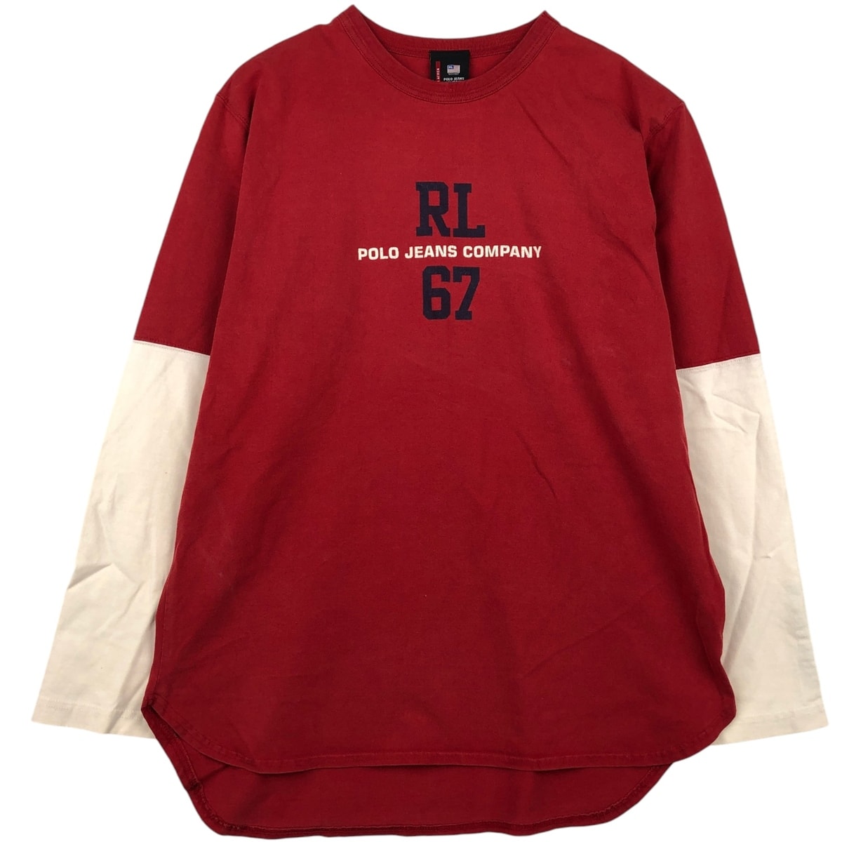 古着 ラルフローレン Ralph Lauren POLO JEANS COMPANY ロングTシャツ ロンT メンズL相当/eaa632833