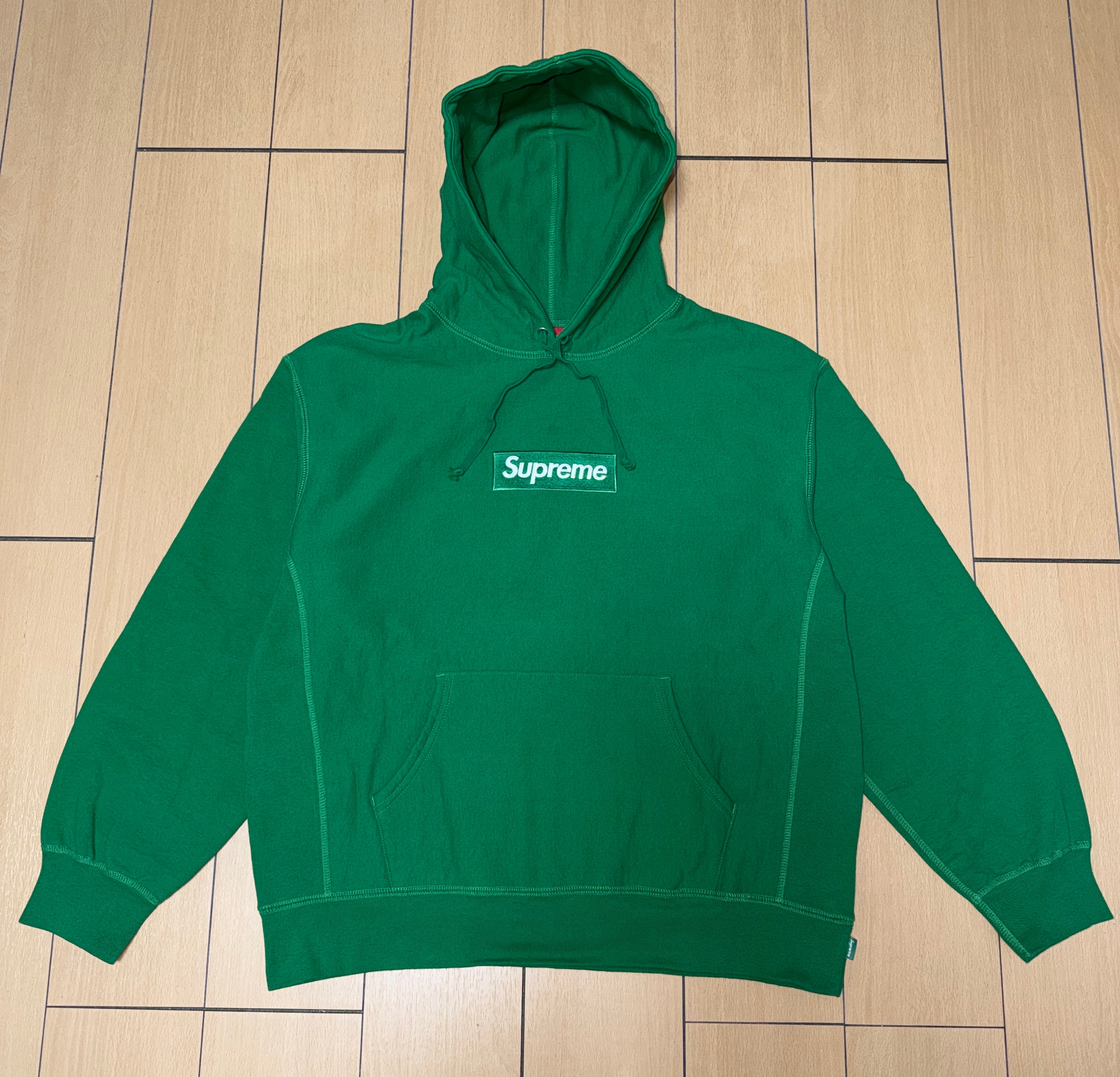 Supreme Box Logo Hooded Sweatshirt "Green" (24FW)