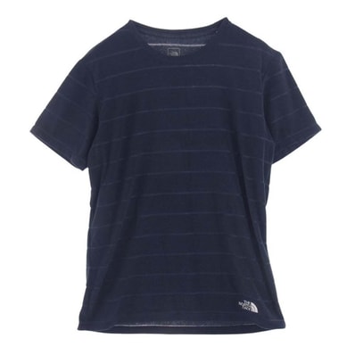 THE NORTH FACE ノースフェイス Tシャツ NT11777 パイル地 Tシャツ ネイビー系 M【中古】