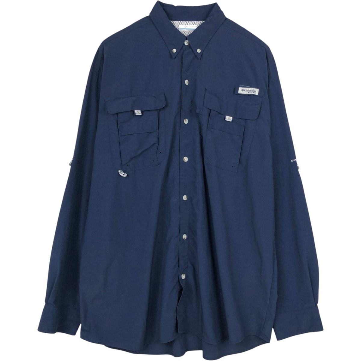 古着 コロンビア Columbia PFG OMNI-SHADE オムニシェイド 長袖 フィッシングシャツ メンズL相当/eaa666080
