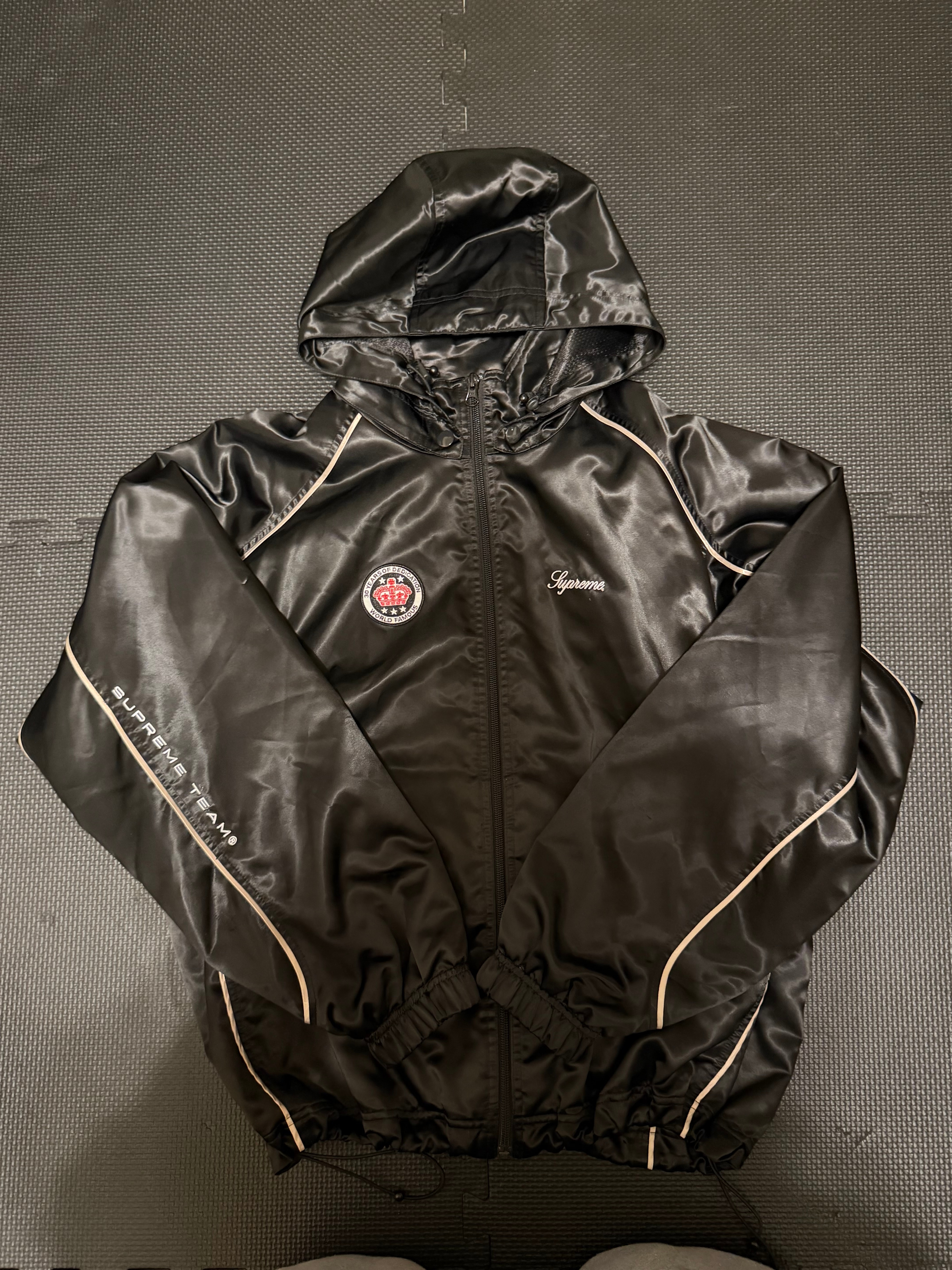 Supreme Spellout Embroidered Track Jacket 