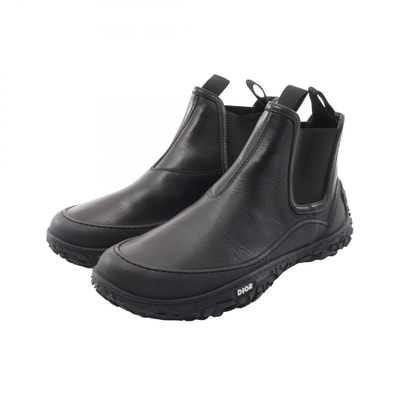 ディオール Dior B28 ブーツ 靴 レザー メンズ ブラック系 【中古】