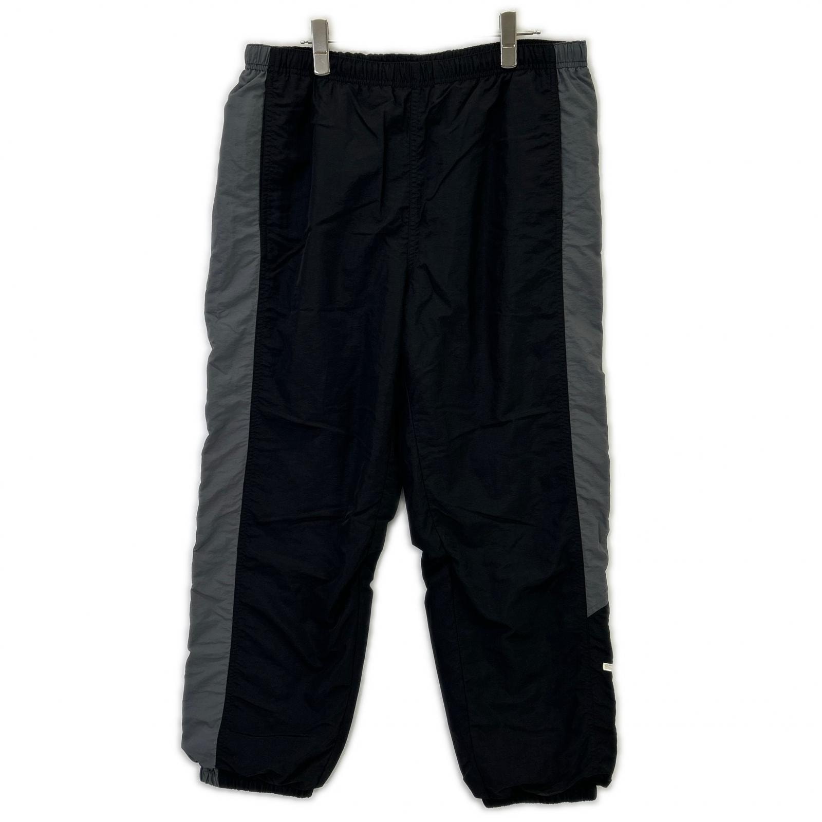 シュプリーム 19AW ブラック×グレー Side Logo Track Pant M
