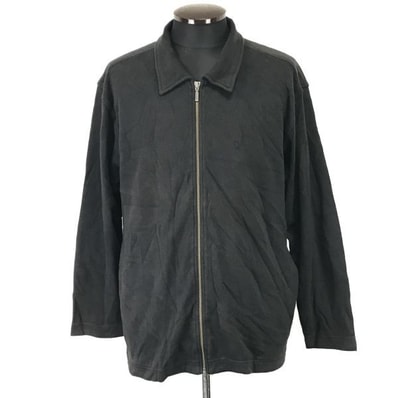 Levi's★ドッカーズ/DOCKERS★スイングトップ/ジップアップブルゾン/アウター【メンズM/黒】リーバイストラウス ジャパン製/Jacket/Jumper◆cBH671
