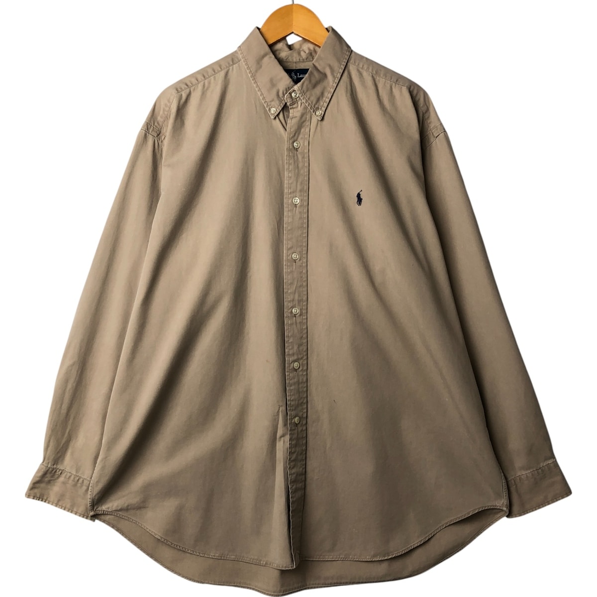 古着 ラルフローレン Ralph Lauren BLAKE 長袖 ボタンダウンシャツ メンズXL相当/eaa563169