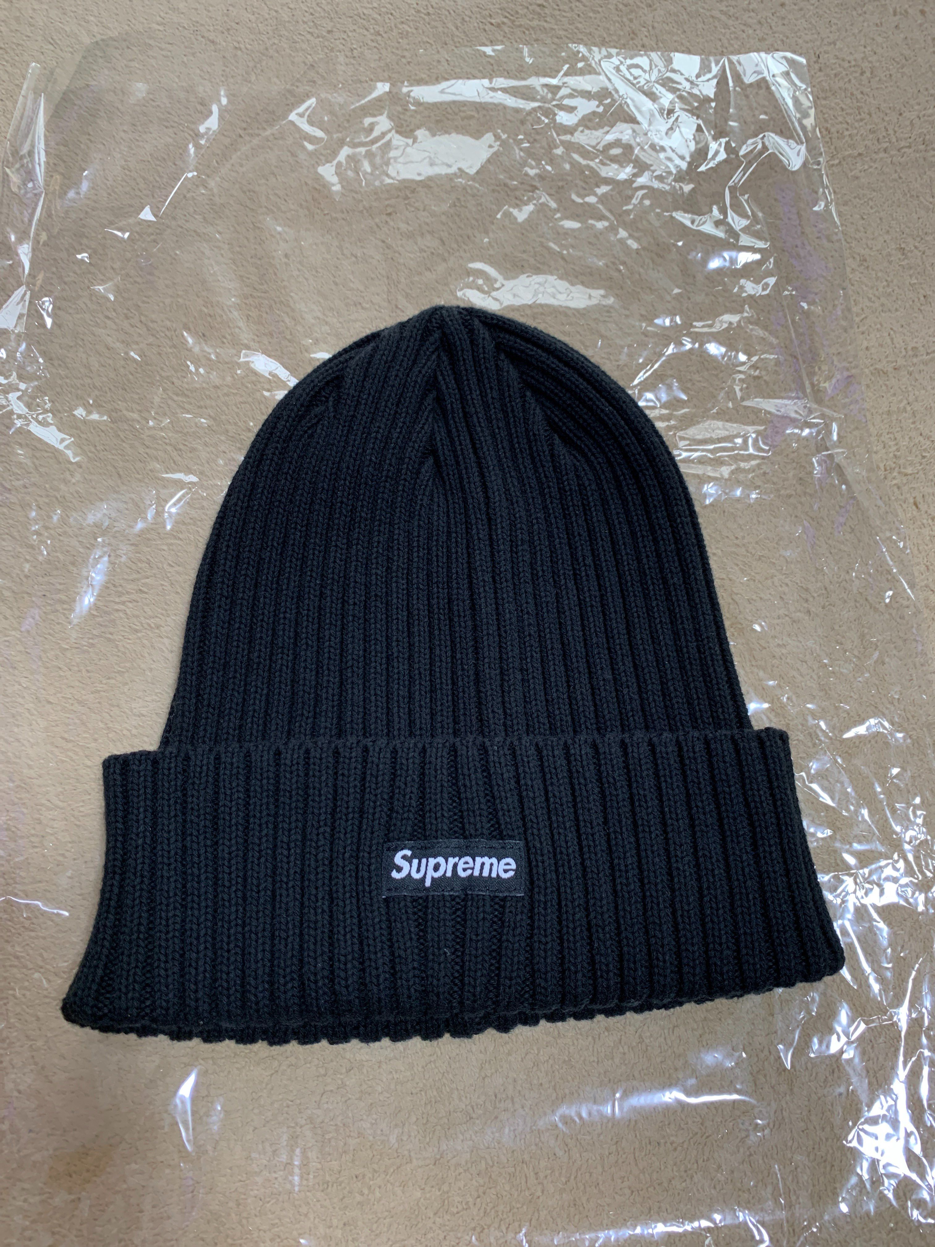 Supreme Overdyed Beanie "Black"(20SS)