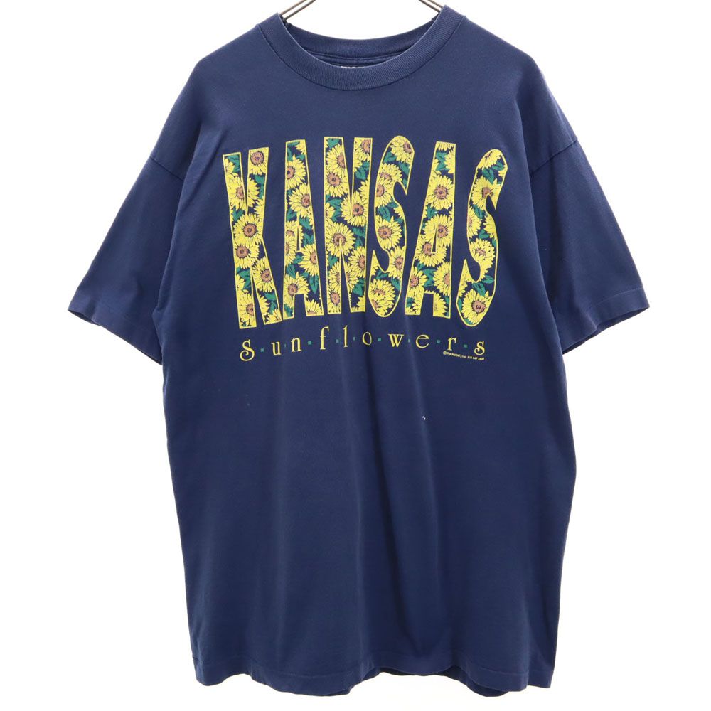 FRUIT OF THE LOOM 90s 半袖 KANSAS ヒマワリ Tシャツ