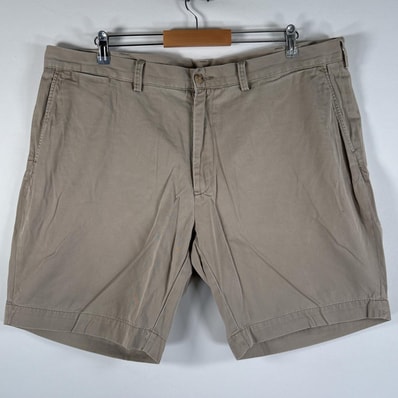 古着 ポロ・ラルフローレン POLO RALPH LAUREN ショートパンツ チノパン ポロチノ 大きいサイズ サイドポケット w42 ベージュ メンズ
