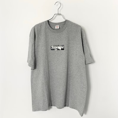 Supreme x Emilio Pucci Box Logo Tee "Grey/Black"