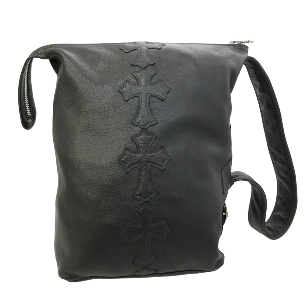 Chrome Hearts Lelo SM Cemetery Cross Patch Bag "Black"