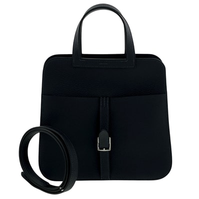 HERMES エルメス アルザン 25 ショルダーバッグ トリヨンクレマンス ネイビー K刻印 レディース【中古】