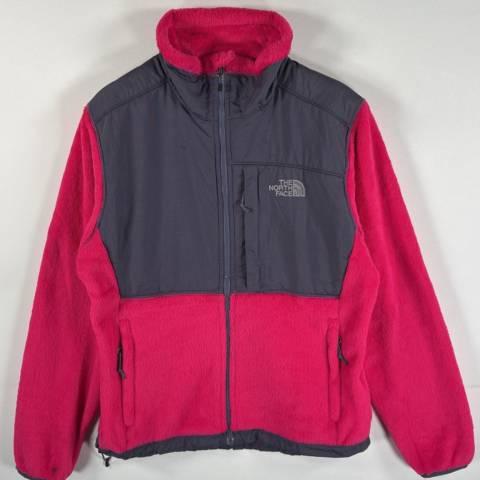 古着 ザ・ノースフェイス THE NORTH FACE フリースジャケット デナリ フルジップ ポーラテック ワンポイントロゴ S ピンク レディース