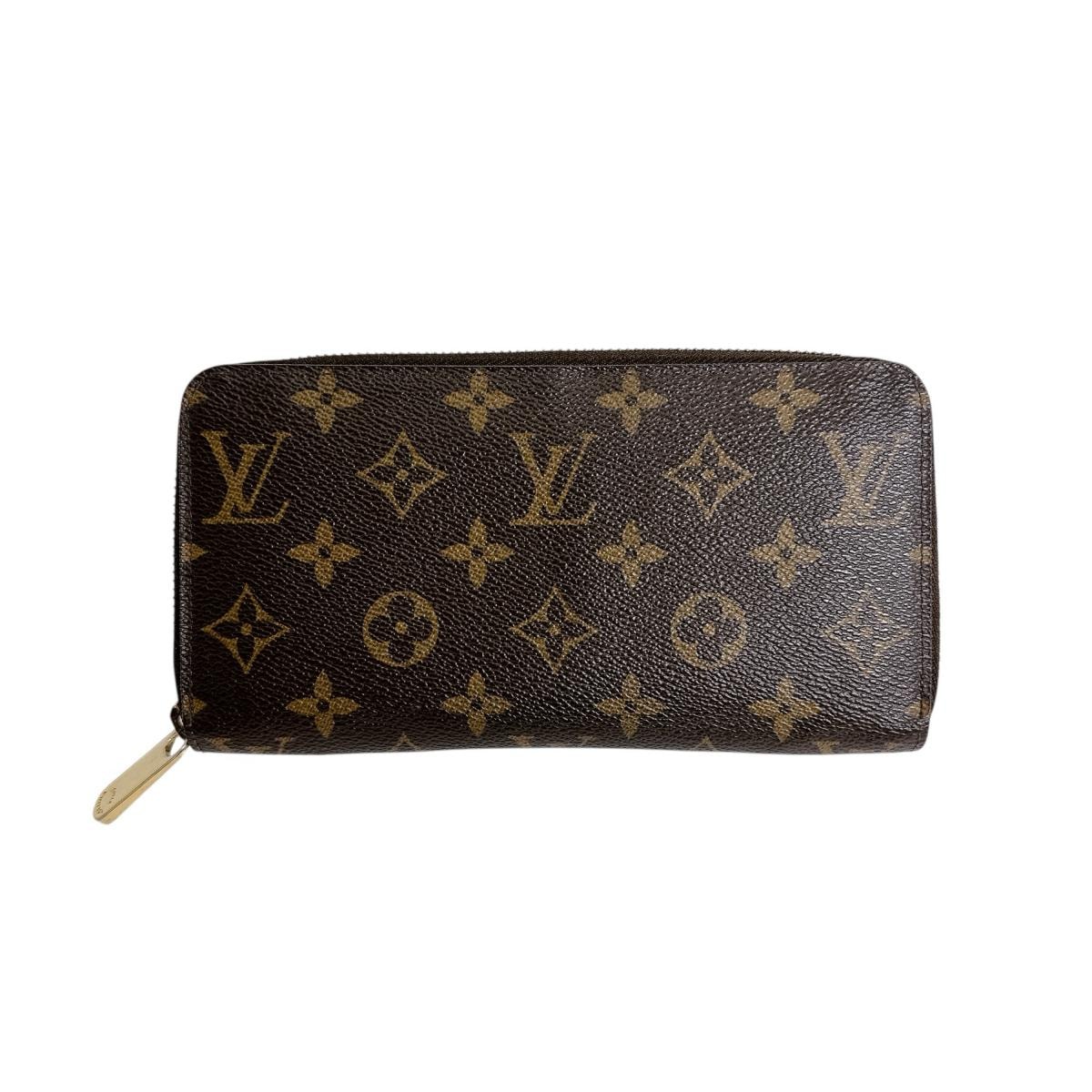 ルイヴィトン LOUIS VUITTON ラウンドファスナー M60017 モノグラム 長財布