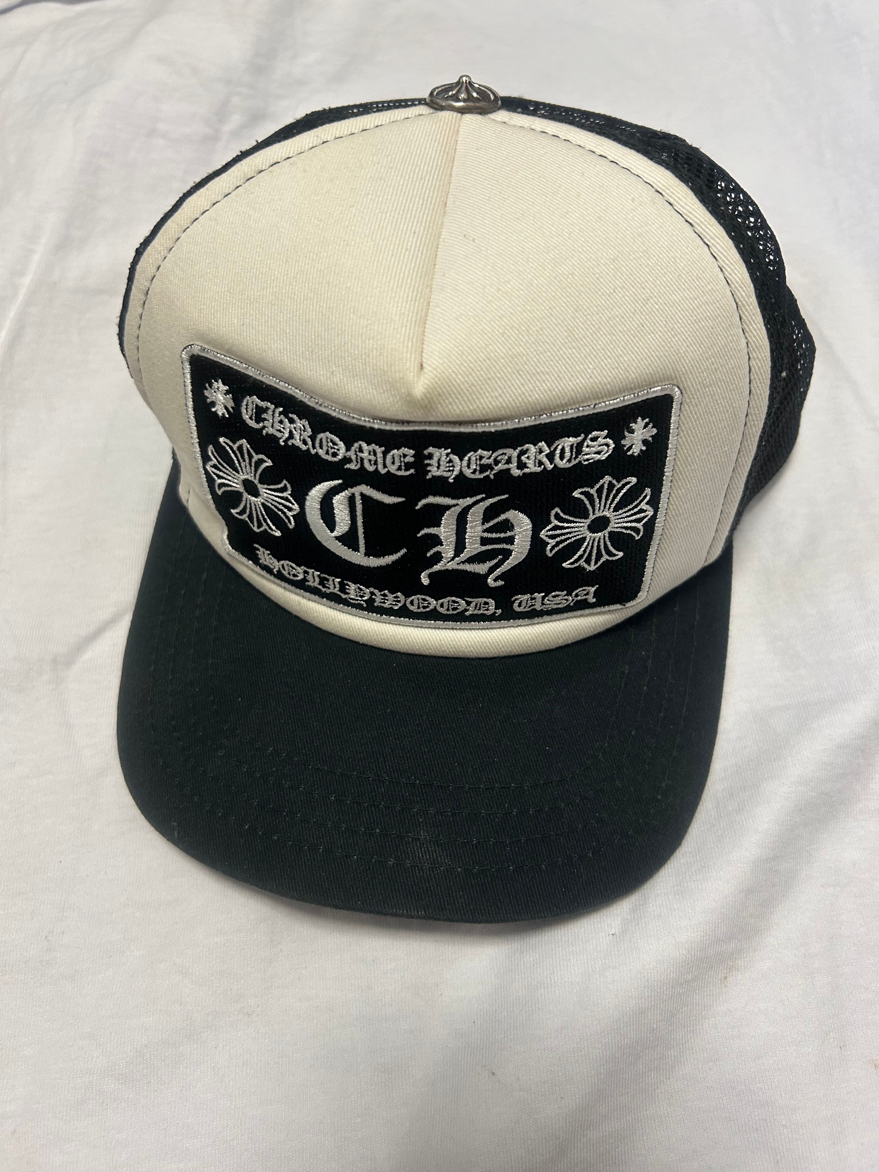 Chrome Hearts Trucker Cap CH "Black/White"