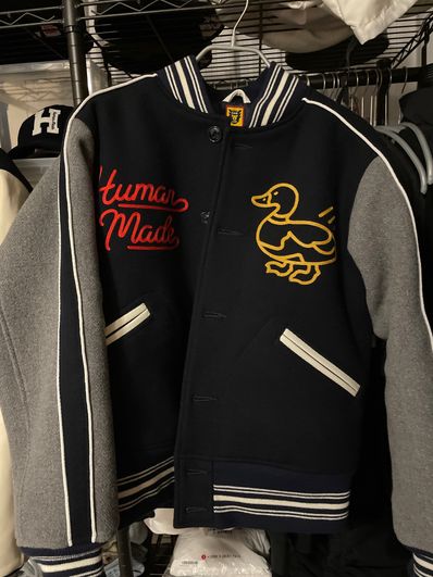 HUMAN MADE VARSITY JACKET "Navy"