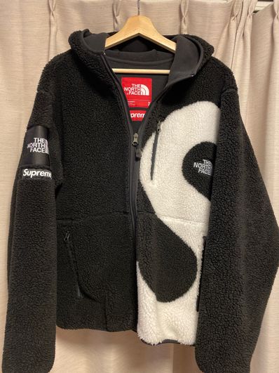 Supreme x The North Face S Logo Hooded Fleece Jacket "Black"