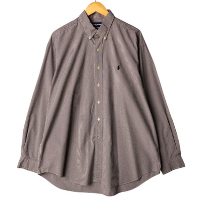 古着 ラルフローレン Ralph Lauren RALPH LAUREN GOLF 長袖 ボタンダウンチェックシャツ メンズXL相当/eaa570111