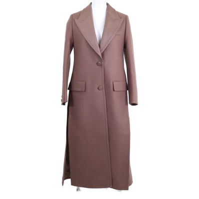 フェンディ 【美品/国内正規/21AW】FF8817AHL2 ラムレザートリム ウールフェルト チェスター 36