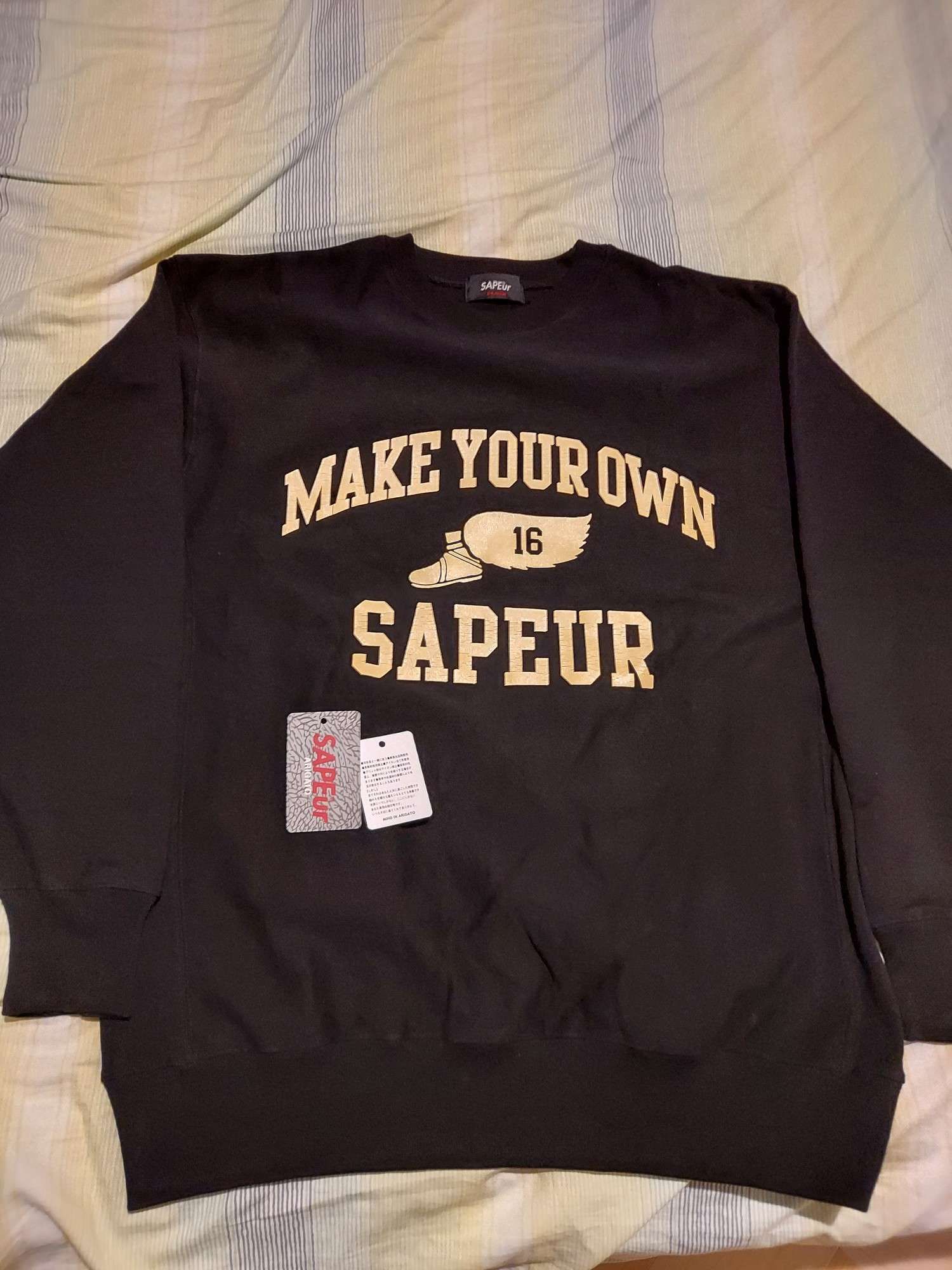 SAPEur WINGFOOT SWEAT "Black"