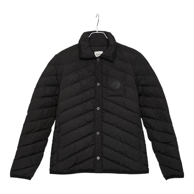 エルメス 23AW セリエ ダウンジャケット サイズ40 ブラック ポリエステル ダウン/フェザー レディース HERMES 【中古】
