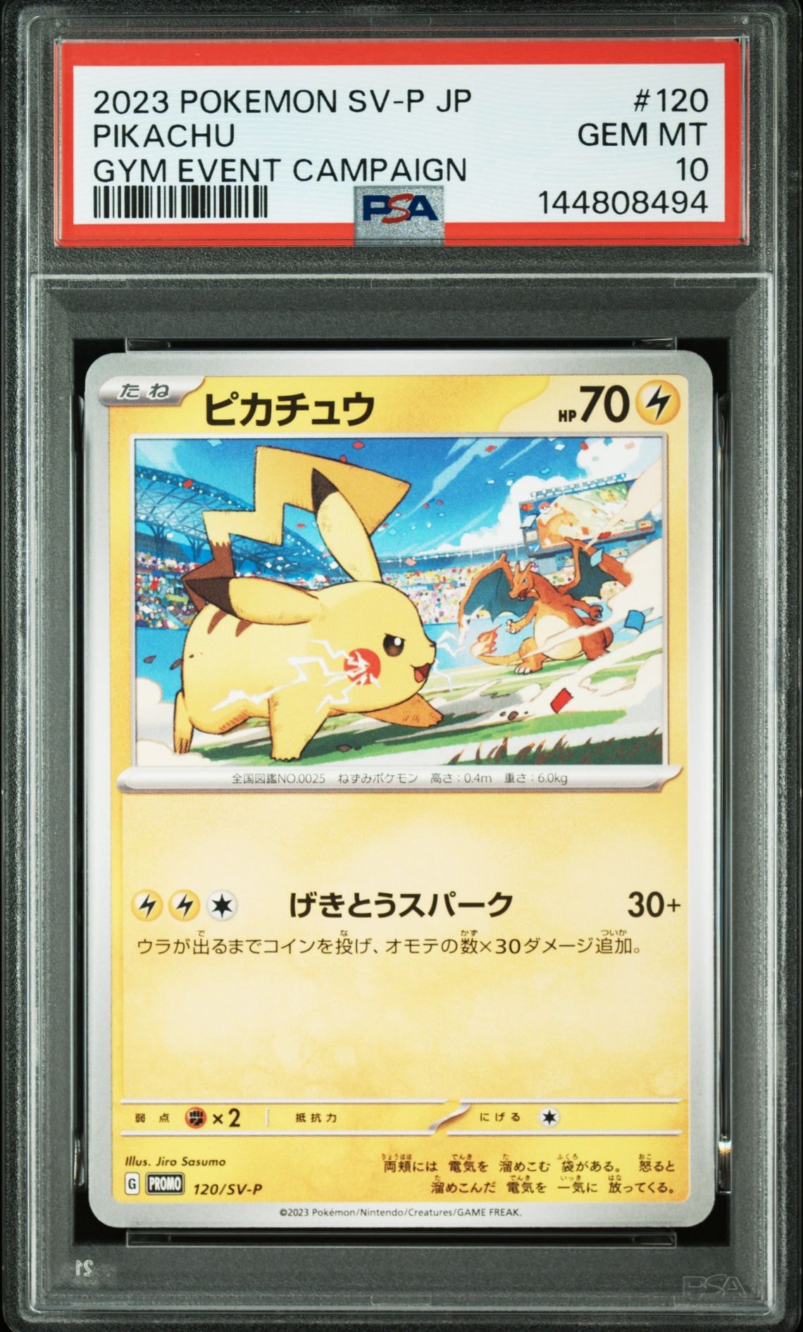 PSA10】ピカチュウ: プロモ [SV-P 120](プロモーションカード「SV-P