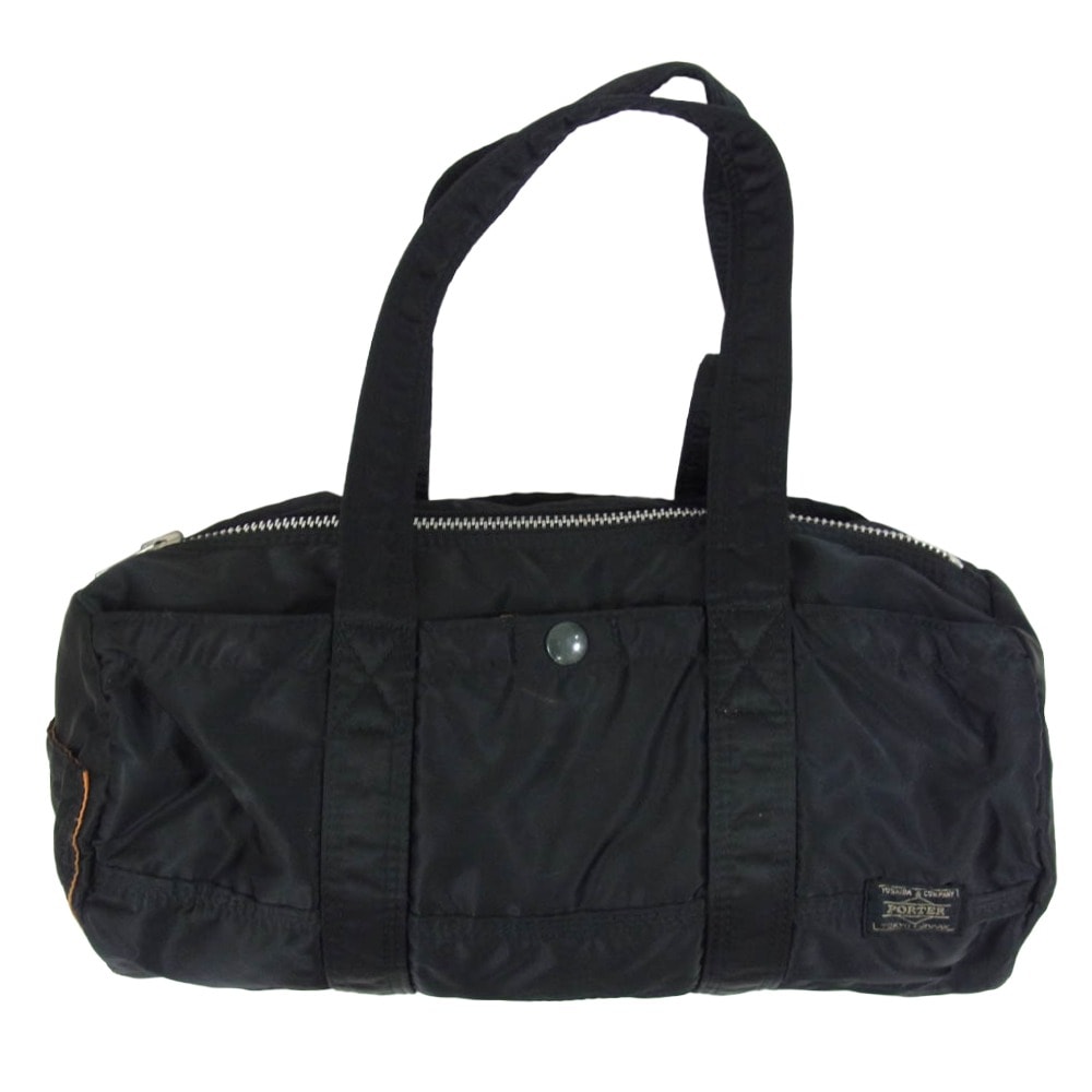 PORTER ポーター バッグ TANKER タンカー ハンド ミニ ボストン バッグ ブラック系【中古】
