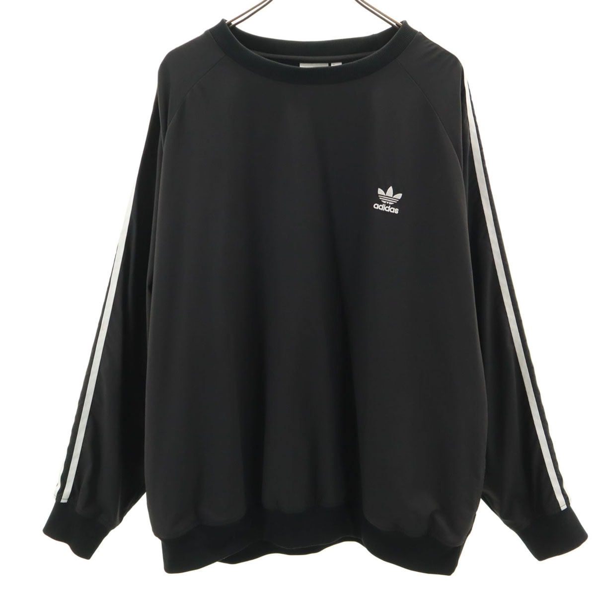 adidas Originals アディダスオリジナルス トレフォイルロゴ プルオーバートラックトップ ピステ XO ブラック ビッグサイズ