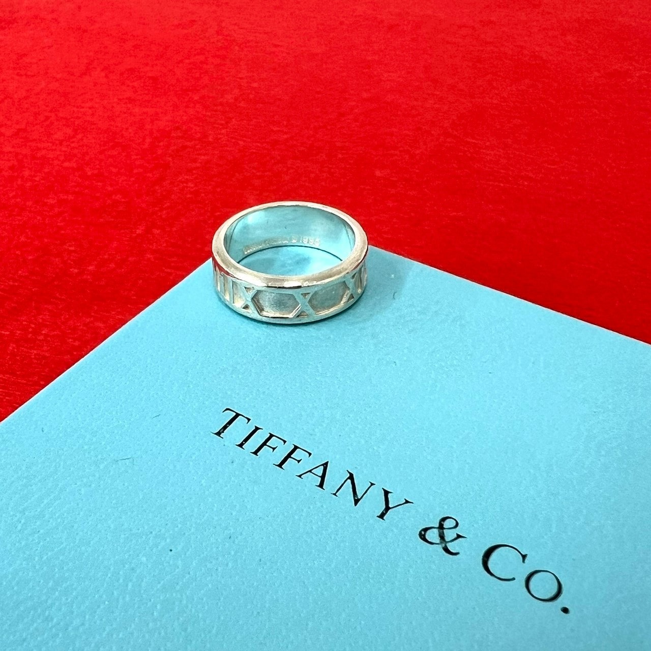 TIFFANY&Co. ティファニー アトラス リング シルバー925 リング・指輪 8号 シルバー
 84665