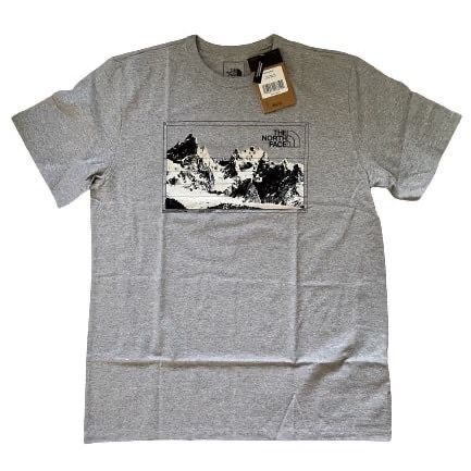 【THE NORTH FACE】ノースフェイス Tシャツ Lサイズ ライトグレー