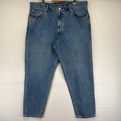 古着 リーバイス Levi's デニム パンツ 550 ジーパン ジップフライ バギー テーパード ジーンズ W38 L32 ブルー系 メンズ