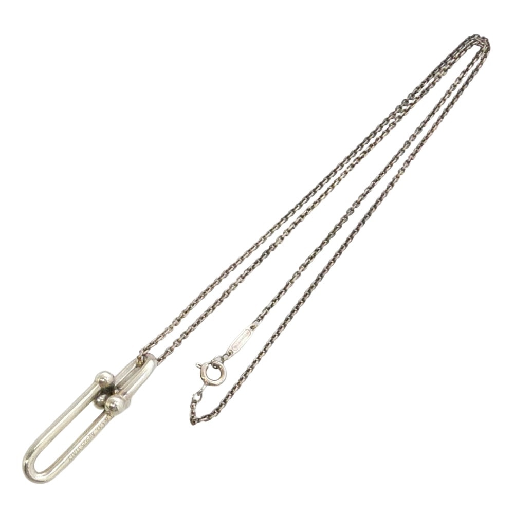 TIFFANY&Co. ティファニー ハードウェア リンク ペンダント ネックレス スターリングシルバー シルバー系【中古】