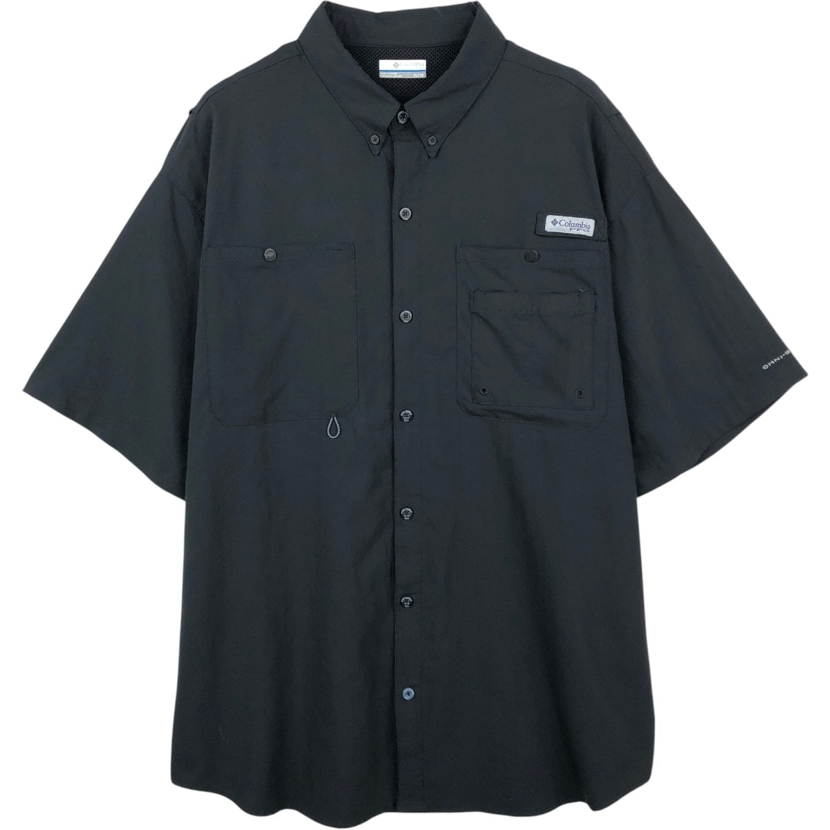 古着 コロンビア Columbia PFG OMNI-SHADE オムニシェイド ボタンダウン 半袖 フィッシングシャツ メンズXL相当/eaa664994
