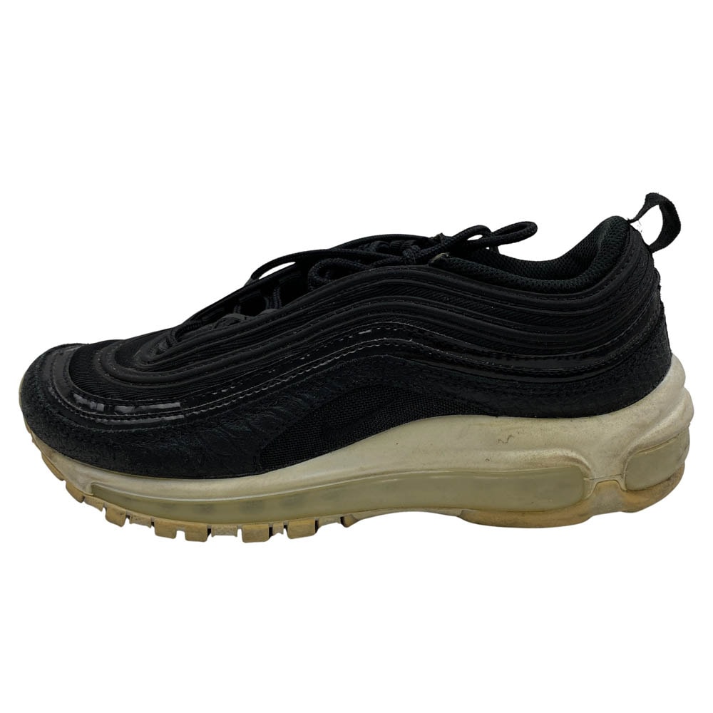 NIKE ナイキ スニーカー 917646-001 Womens Air Max 97 PRM ウィメンズ エアマックス プレミアム ローカット スニーカー ブラック系 24.5cm【中古】