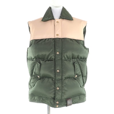 未使用品 ルイヴィトン ダウンベスト カーキ レディース 38