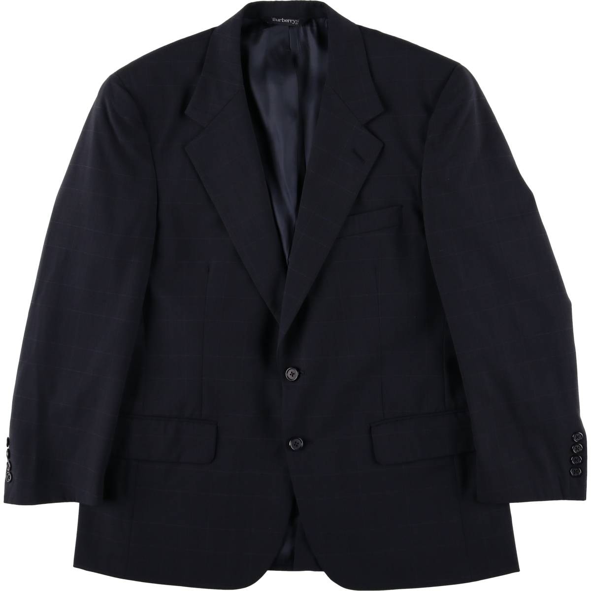 古着 バーバリー Burberry's チェック柄 ウールテーラードジャケット USA製 メンズM相当/evb032688