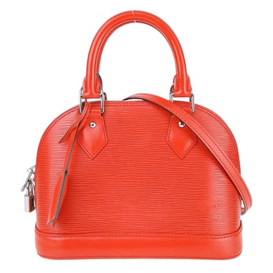 LOUIS VUITTON ルイ・ヴィトン アルマBB ハンドバッグ 2WAY ミニバッグ ショルダーバッグ M91678 エピレザー レッド シルバー金具 レディース【中古】