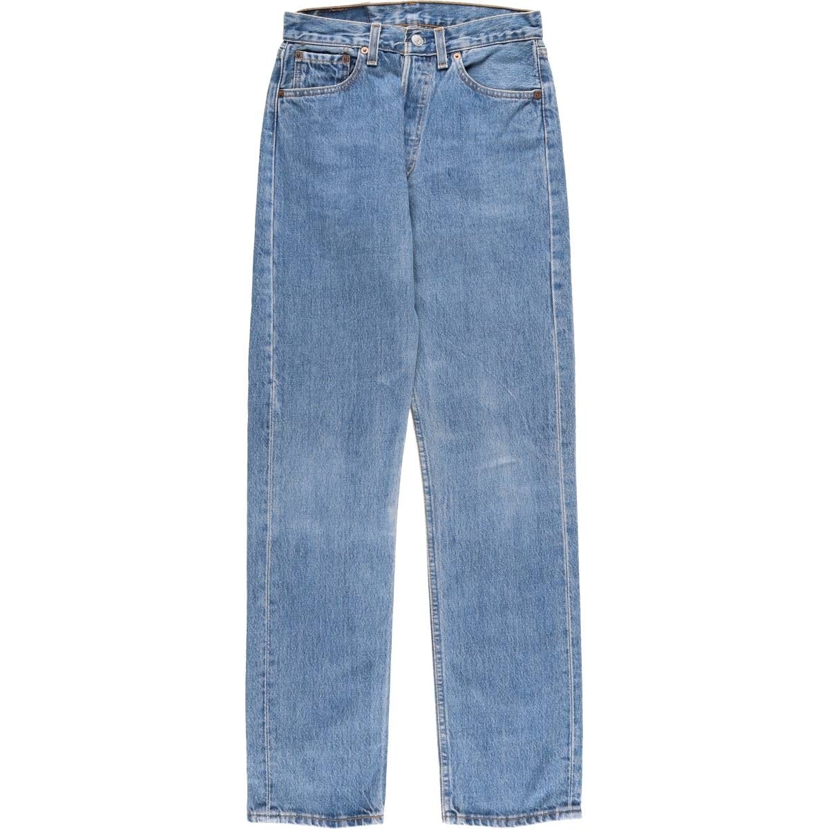 古着 90年代 リーバイス Levi's 6501-0193 ストレートデニムパンツ USA製 レディースL(w28)相当 ヴィンテージ/evb030051